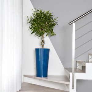 Pflanztopf Tuit Ø40xH:75cm, ozeanblau