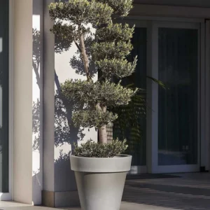 Pflanzkübel IKON Ø80xH:71cm, beton-grau