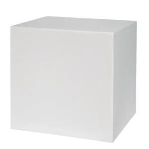 Sitzwürfel Kube 50x50x50cm, weiss