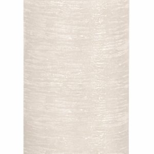 Kerze "Rustic" H/Ø 15/10cm, wollweiss