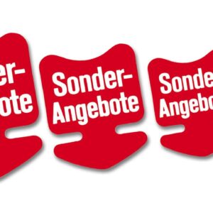 Pfeilhänger "Sonderangebote", H:13cm