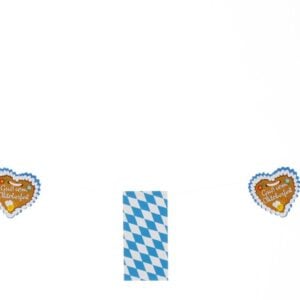 Fahnenkette Oktoberfest 25x12cm, L:4m