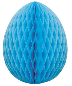 Waben-Ei hellblau, 50cm