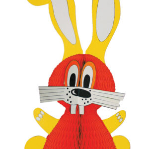 Hase H:25x16cm, rot