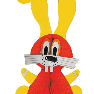 Hase H:70x44cm, rot