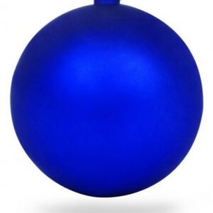 Weihnachtskugeln blau matt