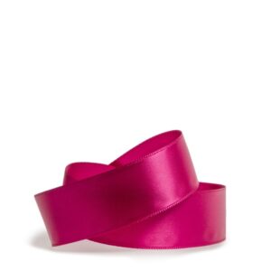 Doppelsatin-Band B:15mm, fuchsia, 50m/Rolle