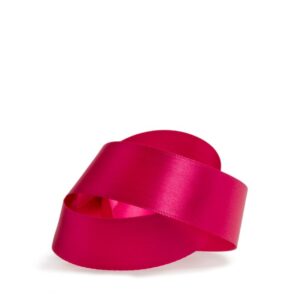 Doppelsatin-Band B:15mm, magenta, 50m/Rolle
