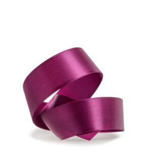 Doppelsatin-Band B:15mm, beere, 50m/Rolle