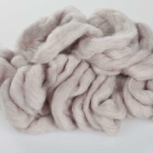 Woll-Lunte Ø30-40mm, L:30m, helltaupe