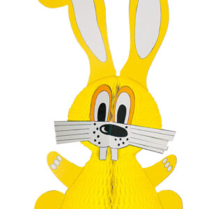 Hase H:100x64cm, gelb