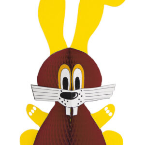 Hase H:100x64cm, braun