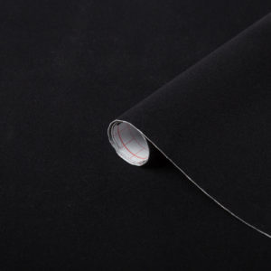 DC-Fix Velour B:90cm, schwarz 205-1810