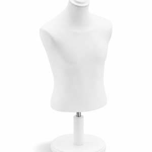 Herren-Kurzbüste H:63cm, weiß/weiß