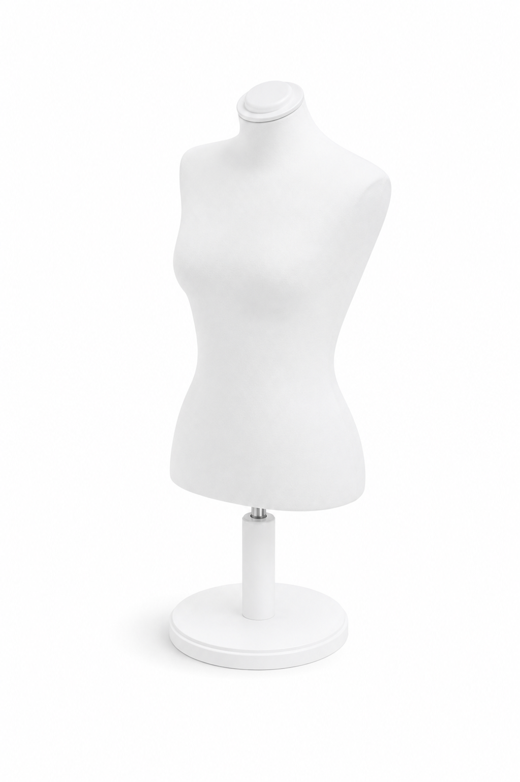 Damen-Kurzbüste H:61cm, weiß/weiß