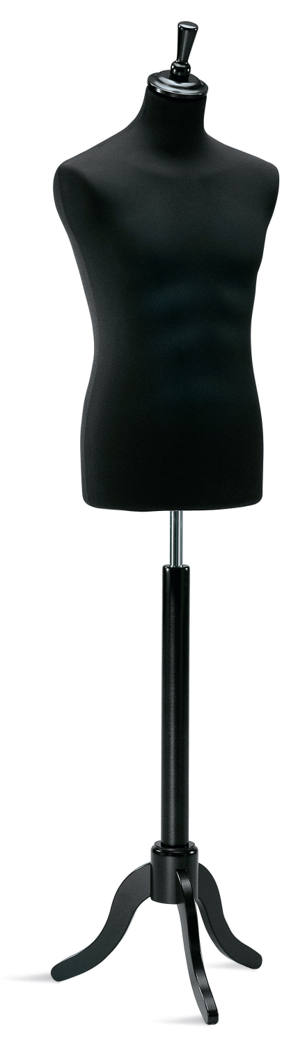 Euro-Busto Herr schwarz, Dreifuß schwarz