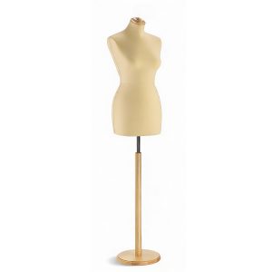 Euro-Busto Dame ecru, Rundfuß natur, Halsabschluß flach