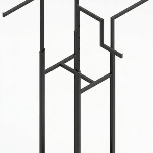 4-Weg Ständer, ausziehbar, H:130-180cm, B:45xT:45cm, anthrazit
