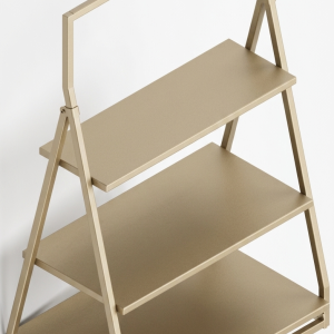 Faltbarer Ständer/Regal H:150xB:90xT:60cm, rollbar