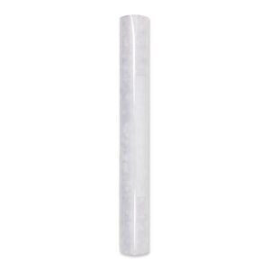 Organza mit Flockdruck "Herzchen" B:30cm, L:5m, weiß