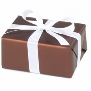 Geschenkpapier Satin, 70x100cm, kaffee