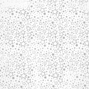 Secare-Rolle "Mixed stars" B:70cm/L:100m, silber