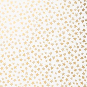 Secare-Rolle "Stars classic" B:70cm/L:100m, gold/weiß