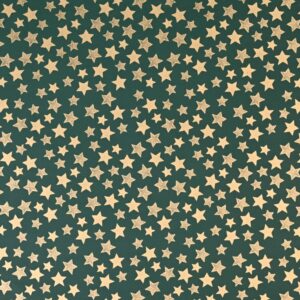 Secare-Rolle "Stars classic" B:70cm/L:100m, gold/grün