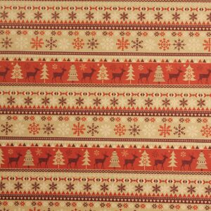 Secare-Rolle "Nordic" B:70cm/L:100m, beige/rot