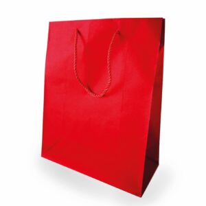 Tragetasche "Glitter"26x12x32cm, rot
