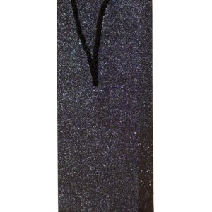 Flaschentasche "Glitter"12x9x36cm, anthrazit