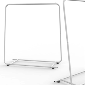 Bogen-Kleiderständer STG, H:180cm, weiß