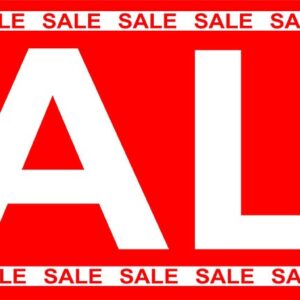 Ankleber SALE, 25x70cm