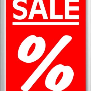Steckschild Sale % DIN A4, 10 Stk./Pkg.