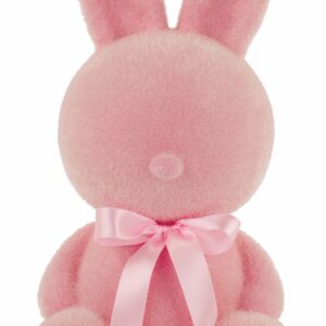 Hase mit Schleife H:40cm, rosa