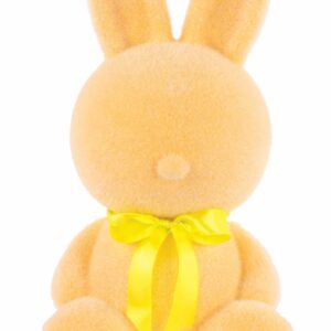 Hase mit Schleife H:40cm, gelb