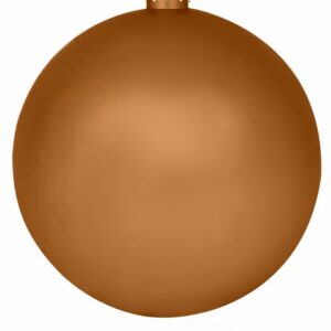 Weihnachtskugel Ø80mm, braun-matt