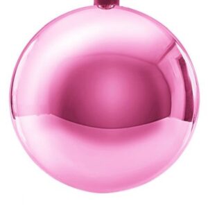 Weihnachtskugeln rosa glänzend