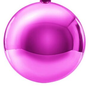 Weihnachtskugeln cerise(magenta)  glänzend