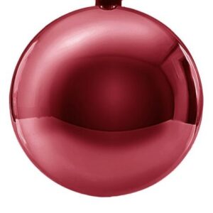 Weihnachtskugel Ø10cm, bordeaux glänzend