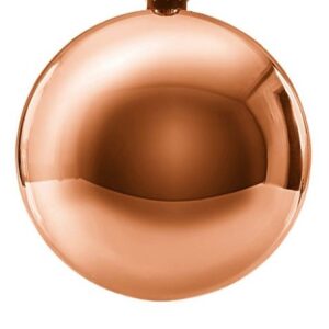 Weihnachtskugel Ø15cm, kupfer-braun glänzend