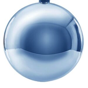 Weihnachtskugel Ø20cm, wasserblau glänzend