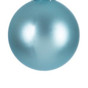 Weihnachtskugeln wasserblau matt