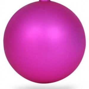 Weihnachtskugel Ø10cm, cerise matt