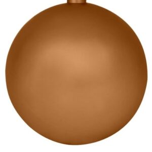 Weihnachtskugel Ø10cm, braun matt