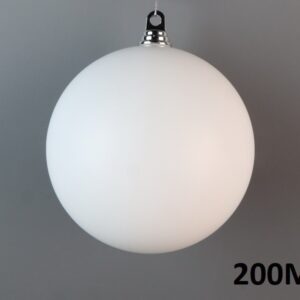 Weihnachtskugel Ø20cm, weiß matt
