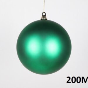 Weihnachtskugel Ø20cm, dunkelgrün matt
