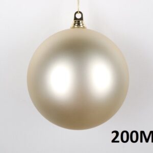 Weihnachtskugel Ø20cm, hellgold matt