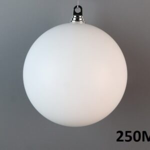 Weihnachtskugel Ø25cm, weiß matt