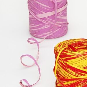 Polyraffia 2-färbig, pink/rosa, 1,5cm/200lfm